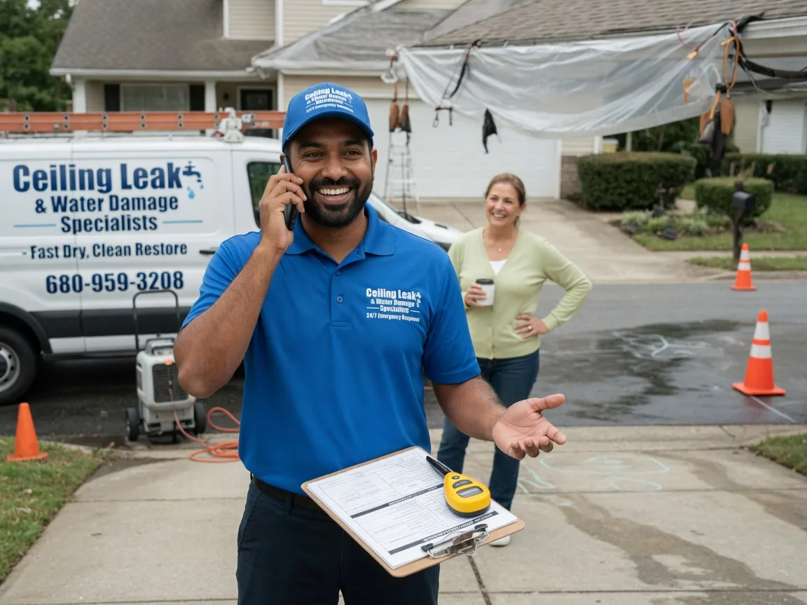 Ceiling Leak Cleanup Onalaska, WI FAQs